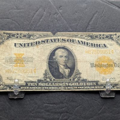 1922 Series U.S. $10 Gold Certificate