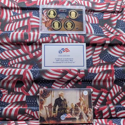 2009-S U.S. Mint Presidential Dollar Proof Set in OGP w/ COA