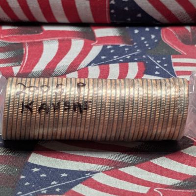 Shrink Wrapped Roll of 2005-P Kansas State Quarters