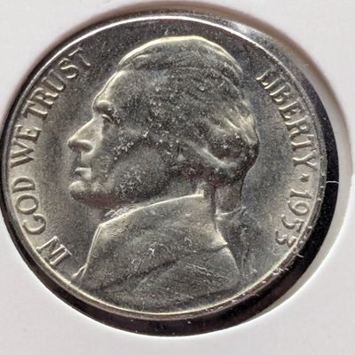 1953-S Jefferson Nickel - Unc.