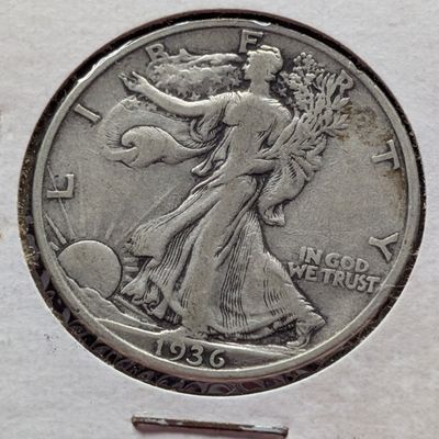 1936 Walking Liberty 90% Silver Half Dollar