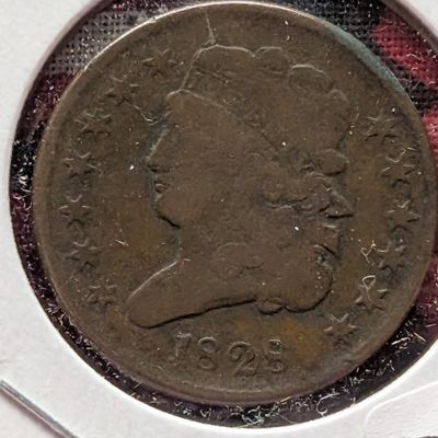 1828 Classic Head Half Cent - 13 Stars - VG