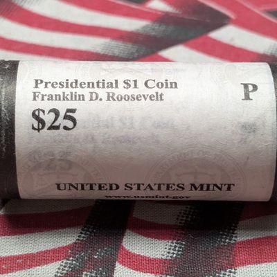 $25 Roll of 2014-P Franklin D. Roosevelt Presidential Dollars