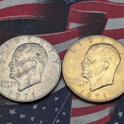 1971-P&D Eisenhower Dollars