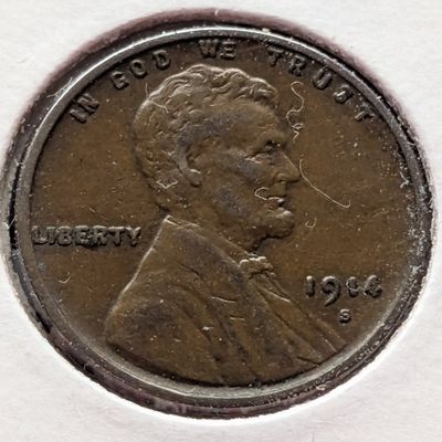1914-S Lincoln Wheat Cent - XXF - Semi Key Date