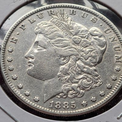 1885 Morgan 90% Silver Dollar - VAM LN - XF