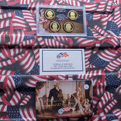 2007-S U.S. Mint Presidential Dollar Proof Set in OGP w/ COA