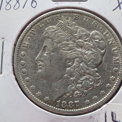 1887-O Morgan 90% Silver Dollar - XF