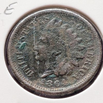 1864 Indian Head Cent, Bronze