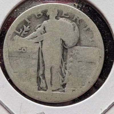 No Date Standing Liberty 90% Silver Quarter