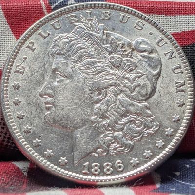 1886 Morgan 90% Silver Dollar
