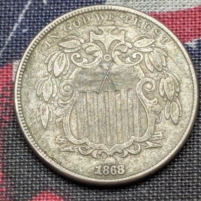 1868 Shield Nickel
