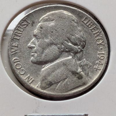 1944-P Jefferson 35% Silver Wartime Nickel - Unc.