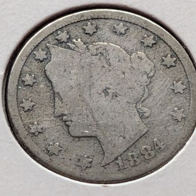1884 Liberty Head V Nickel