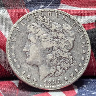 1885-S Morgan 90% Silver Dollar