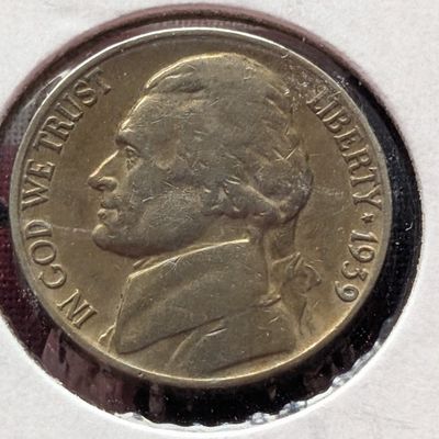 1939-D Jefferson Nickel