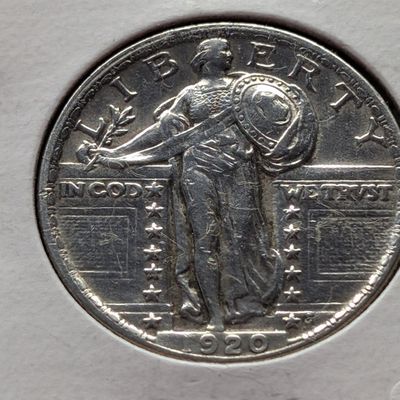 1920 Standing Liberty 90% Silver Quarter