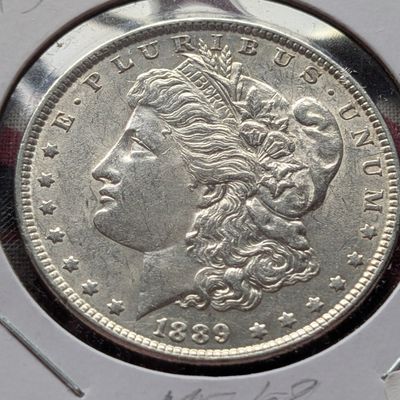 1889 Morgan 90% Silver Dollar - VF