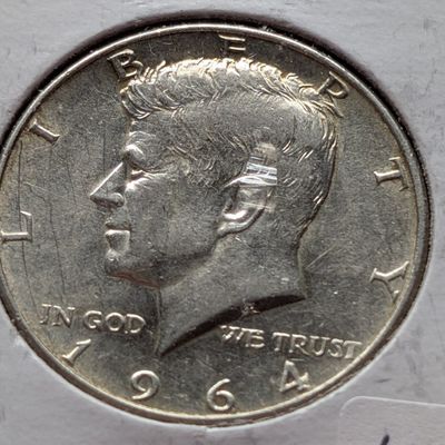 1964 Kennedy 90% Silver Half Dollar - BU