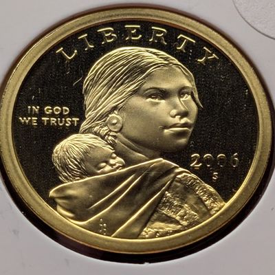 Sale Photo Thumbnail #19: 2006-S Proof Sacagawea Dollar with Eagle in Flight Reverse