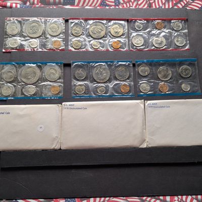 Sale Photo Thumbnail #30: 1977-P&D, 1978-P&D, & 1979-P&D U.S. Mint UNC. Sets In OGP