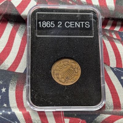 Sale Photo Thumbnail #72: 1865 Two Cent Piece