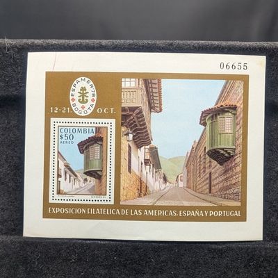 Sale Photo Thumbnail #355: 1978 Columbian Mint Sheet Stamps, MOGNH