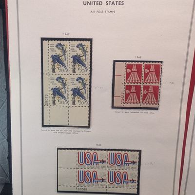 Sale Photo Thumbnail #362: (6) U.S. Plate Blocks All MOGNH