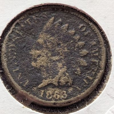 Sale Photo Thumbnail #318: 1863 Indian Head Cent