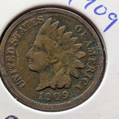 Sale Photo Thumbnail #183: 1909 Indian Head Cent - Last Year!