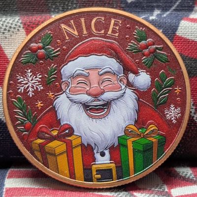 Sale Photo Thumbnail #334: Christmas Token (NAUGHTY or NICE), Great Stocking Stuffer!