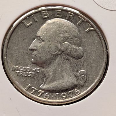 Sale Photo Thumbnail #201: 1976 Bicentennial Colorized Reverse Washington Quarter