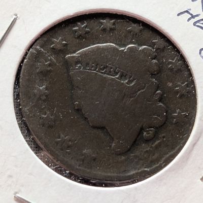 Sale Photo Thumbnail #253: 1827 Coronet Head Large Cent
