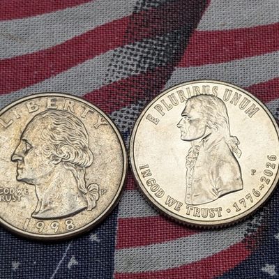 Sale Photo Thumbnail #28: 1998-P & 2026-P Uncirculated Washington Quarters