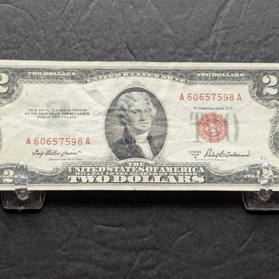 Sale Photo Thumbnail #146: 1953 A Series U.S. $2 Red Seal Note