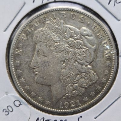 Sale Photo Thumbnail #210: 1921-S Morgan 90% Silver Dollar