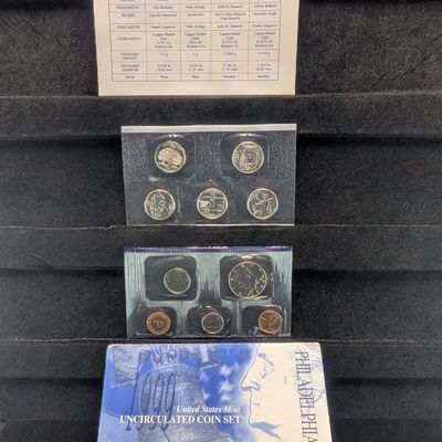 Sale Photo Thumbnail #18: 1999-P Only U.S. Mint Unc. Coin Set with State Quarters in OGP w/ COA