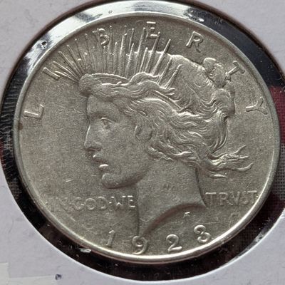 Sale Photo Thumbnail #218: 1923-D Peace 90% Silver Dollar