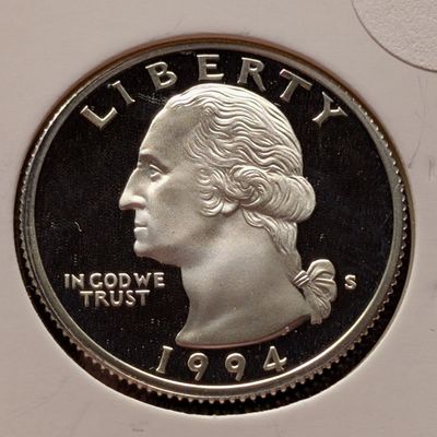 Sale Photo Thumbnail #82: 1994-S Proof Washington 90% Silver Quarter