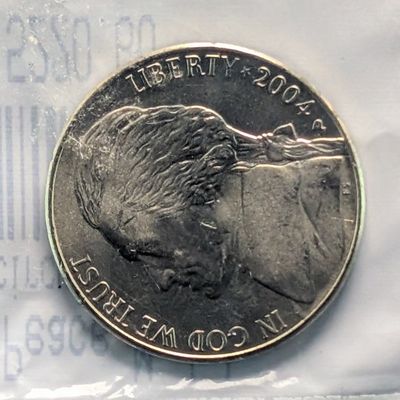 Sale Photo Thumbnail #179: 2004-P Unc. Jefferson Nickel - Littleton UNC 60