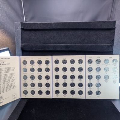 Sale Photo Thumbnail #251: 1999-2008 Fifty State Quarters, D.C. & U.S. Territories Quarters (56 Coins) in Littleton Folder