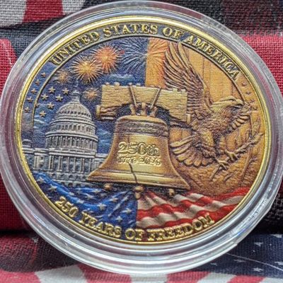 Sale Photo Thumbnail #288: 250th Anniversary of The United States of America Commemorative Round