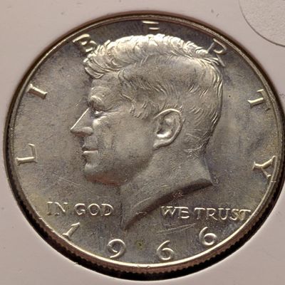 Sale Photo Thumbnail #231: 1966 Kennedy 40% Silver Half Dollar, AU/BU