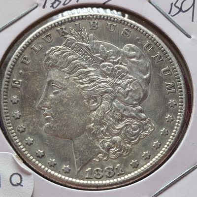 Sale Photo Thumbnail #76: 1881-S Morgan 90% Silver Dollar