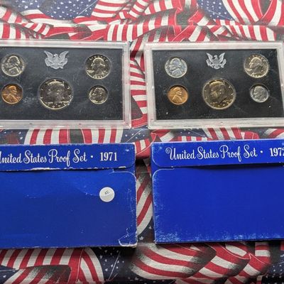 Sale Photo Thumbnail #23: 1971-S & 1972-S U.S. PROOF Sets in OGP