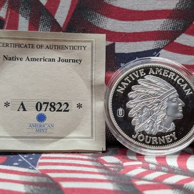 Sale Photo Thumbnail #17: 2011 American Mint Native American Journey PROOF, Silver Plated