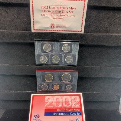 Sale Photo Thumbnail #286: 2002-D Only U.S. Mint Unc. Coin Set with State Quarters and Sacagawea Dollar in OGP w/ COA