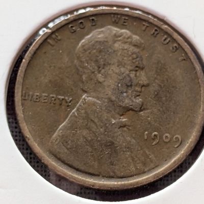 Sale Photo Thumbnail #75: 1909 Lincoln Wheat Cent, First Year