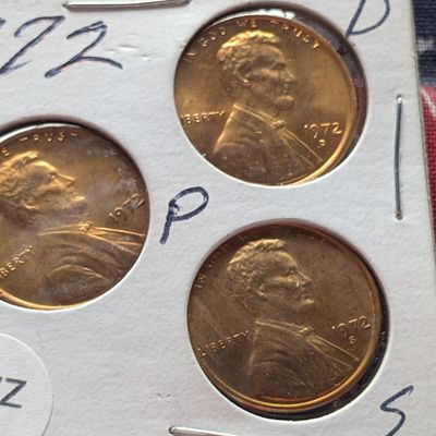 Sale Photo Thumbnail #313: 1972 P, D, & S Proof Lincoln Memorial Cents