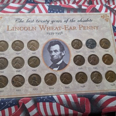 Sale Photo Thumbnail #138: 1939-1958 Last 20 Years of the Obsolete Lincoln Wheat Penny Collection